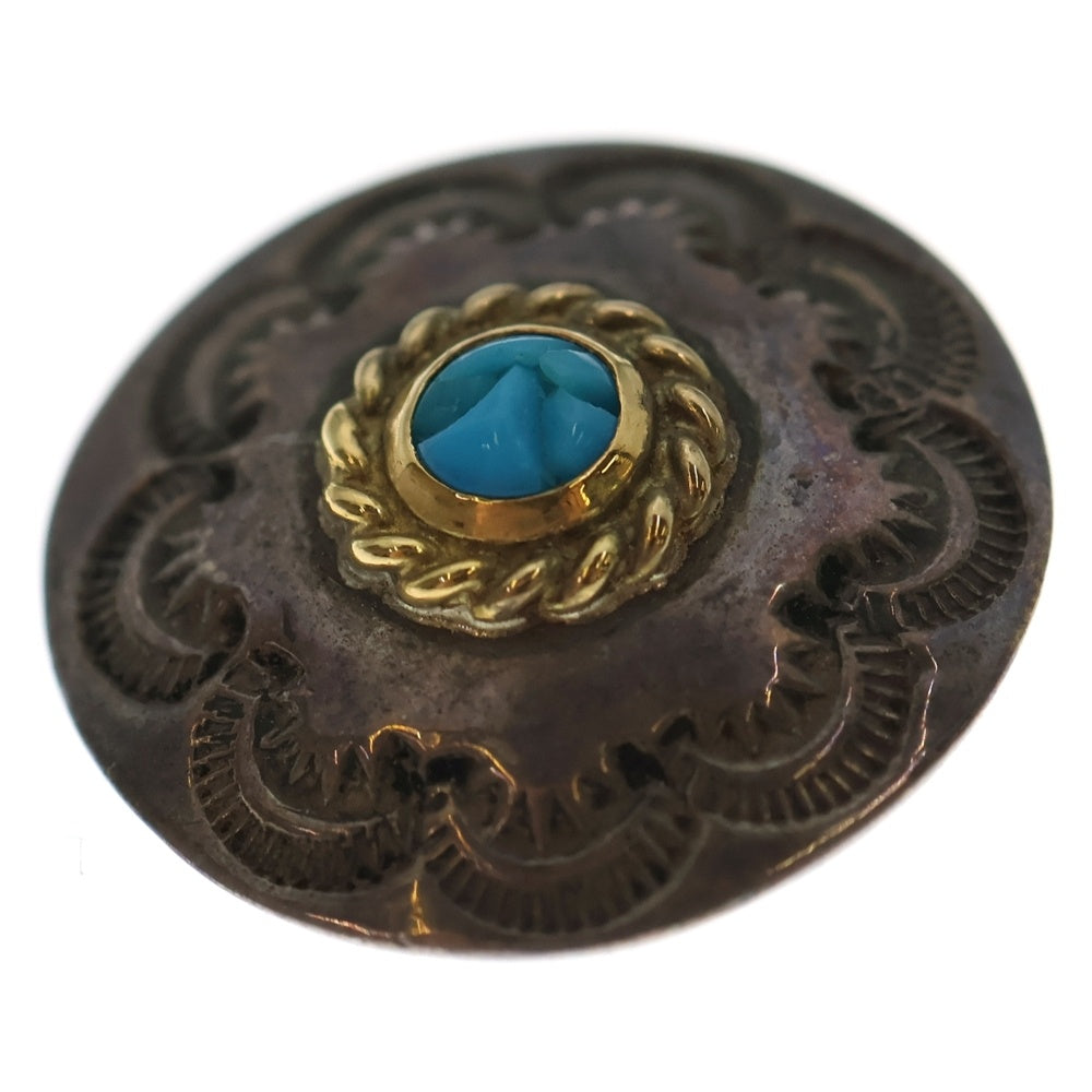 goro's(ゴローズ) 金縄ターコイズ付きスタンプコンチョ