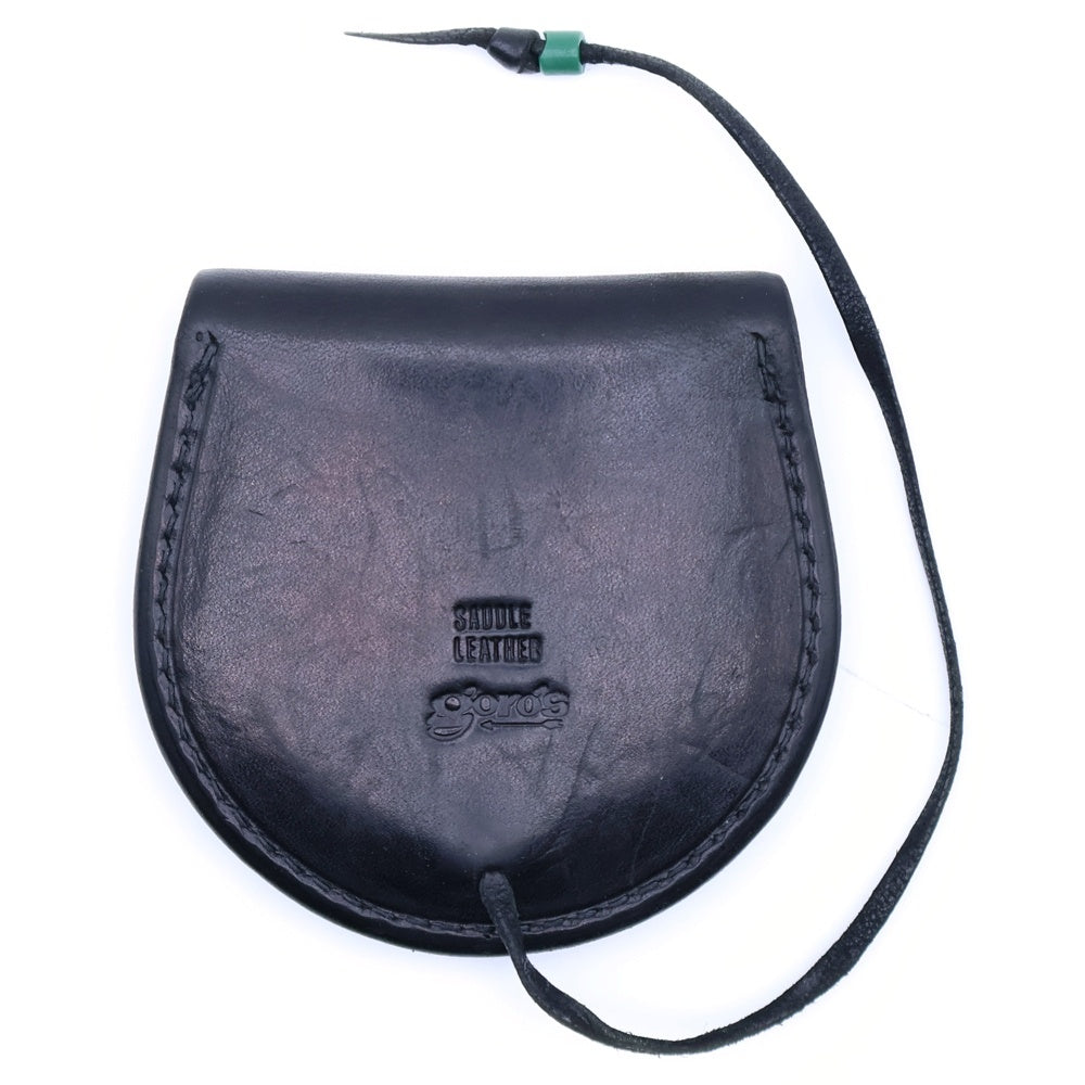 goro's(ゴローズ) 丸型小銭入れ 黒 ブラック