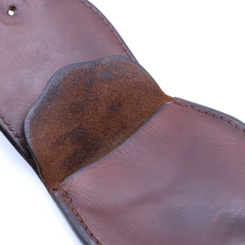 goro's(ゴローズ) 丸型小銭入れ こげ茶 ブラウン