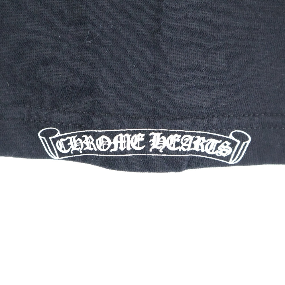 CHROME HEARTS(クロムハーツ) OLD SCROLL LOGO TEE サイドスクロールロゴ 半袖ポケットTシャツ カットソー ブラック