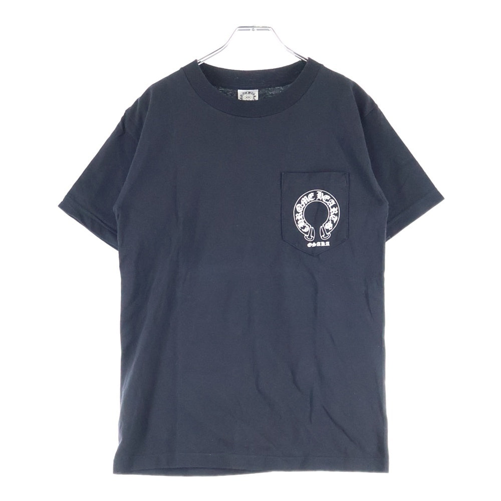 CHROME HEARTS(クロムハーツ) OLD HORSESHOE S/S T-SHIRT オールド ホースシュ- FUCKYOU プリント 大阪限定 クルーネック半袖Tシャツカットソー