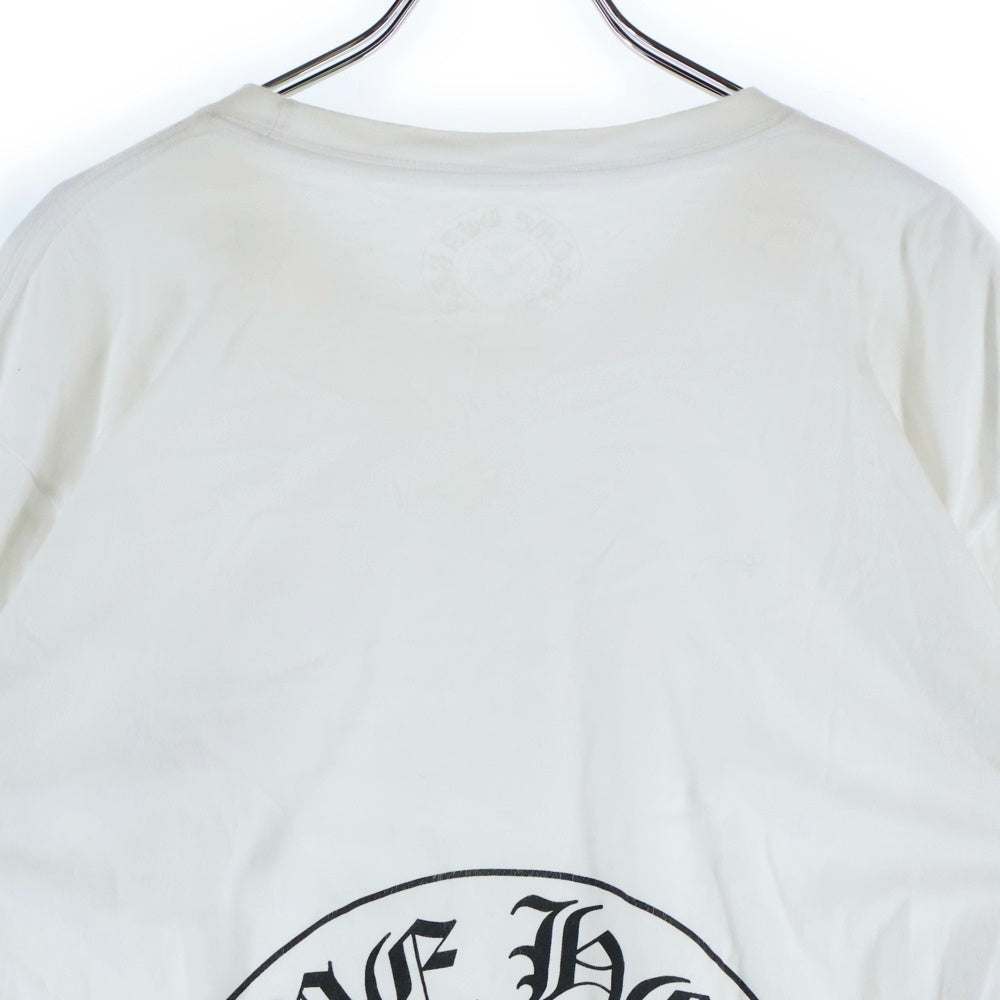 CHROME HEARTS(クロムハーツ) Multi Color Horseshoe L/S Tee マルチカラー ホースシュー プリント ロングスリーブ Tシャツ 長袖カットソー ホワイト
