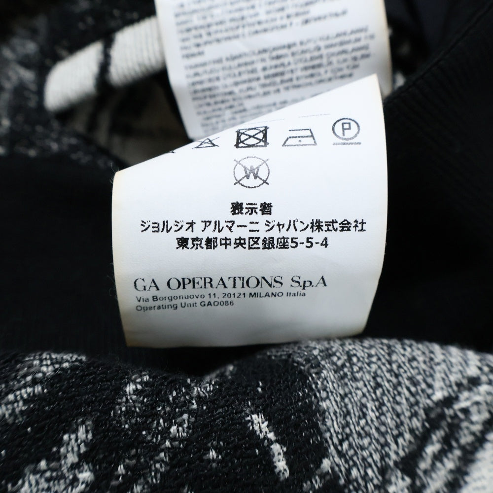 EMPORIO ARMANI(エンポリオアルマーニ) 総柄 ジップアップ ブルゾンジャケット ブラック I1R310 I1019