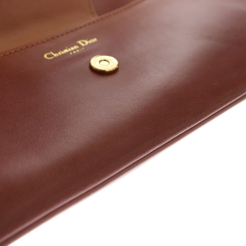 Christian Dior(クリスチャンディオール) CDロゴ レザー クラッチバッグ ピンク レディース M8641 UBBU