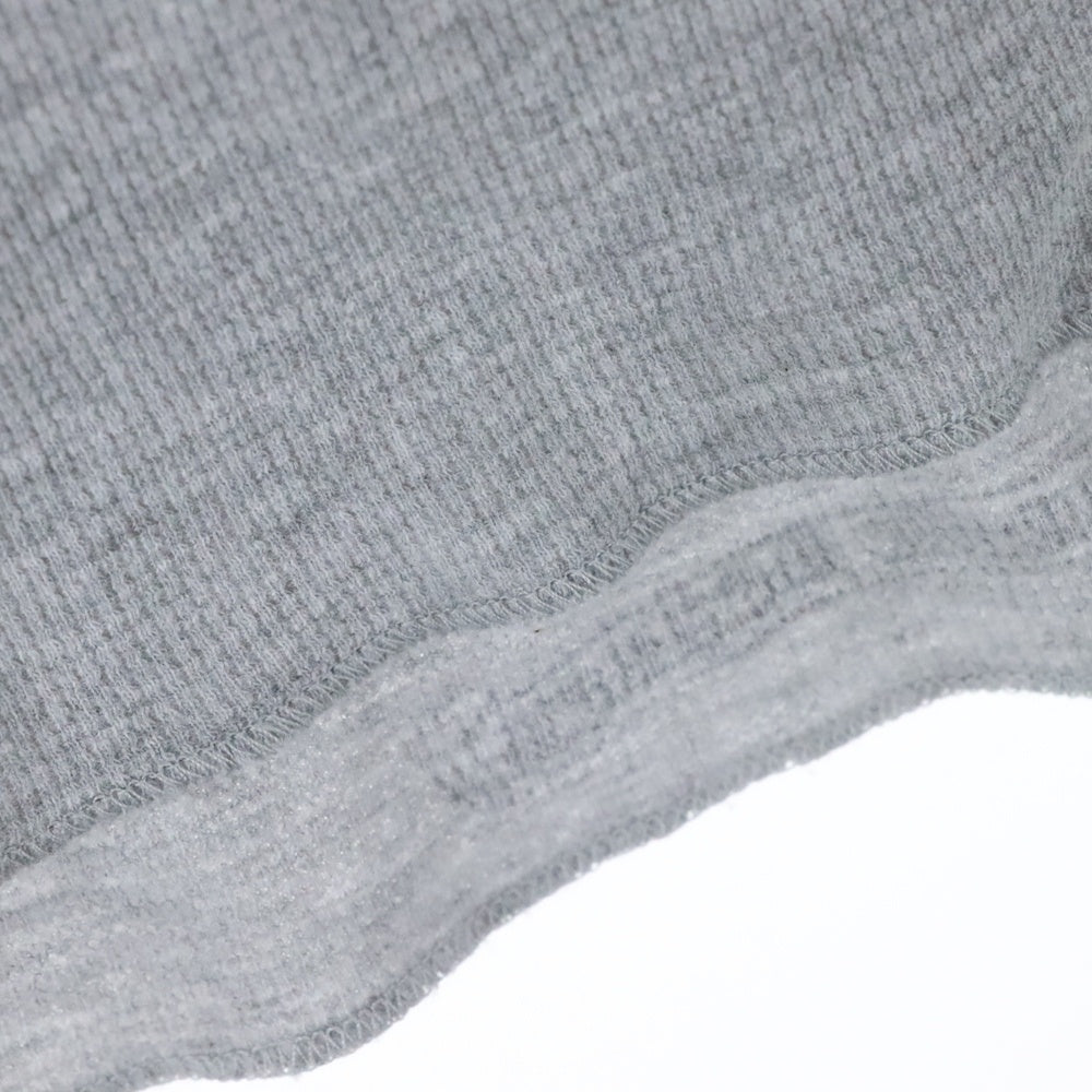 CHROME HEARTS(クロムハーツ) Thermal L S 袖ロゴプリントサーマル長袖カットソー グレー