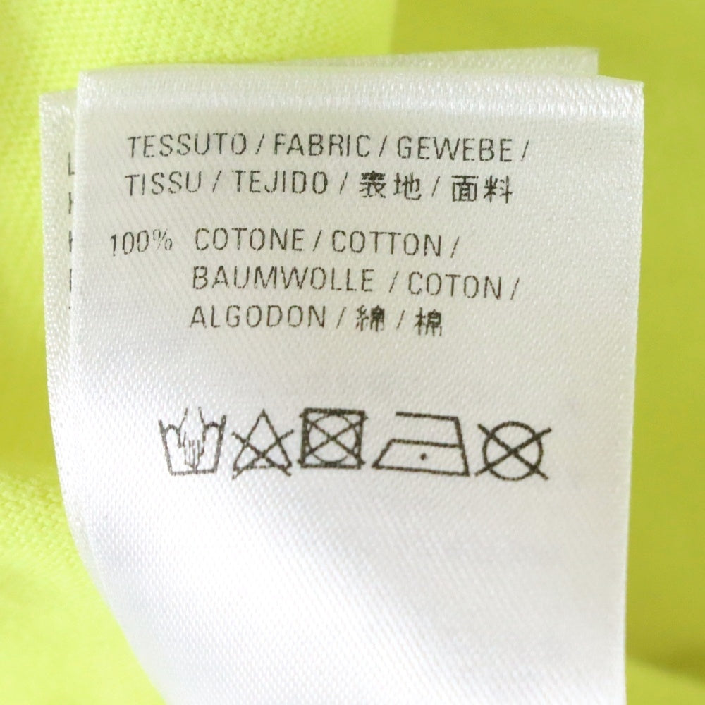 BALENCIAGA(バレンシアガ) 20SS CREWプリント クルーネック 半袖Tシャツ イエロー 612966 TIV24