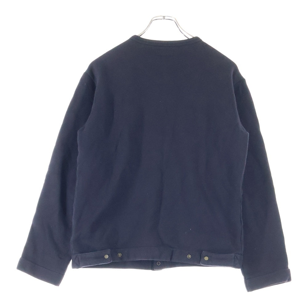 agnes b.(アニエスベー) Snap Cardigan ボタンフライ コットン カーディガン ブラック 2313M001