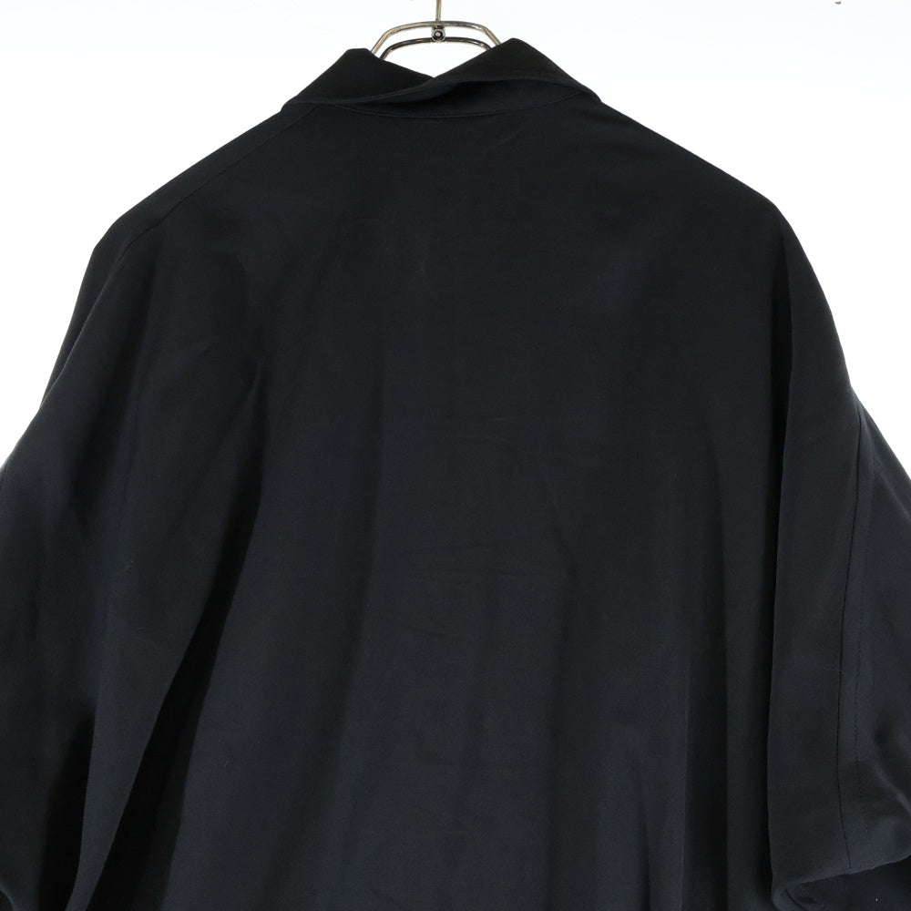 Yohji Yamamoto POUR HOMME(ヨウジヤマモト プールオム) 21AW ギャバファスナーツナギ サルエル マルチポケット オールインワン ブラック HX-D13-100