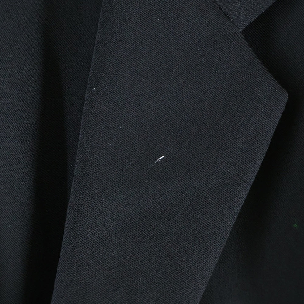Yohji Yamamoto POUR HOMME(ヨウジヤマモト プールオム) ウールギャバジン フラップポケットリバーシブル テーラードジャケット ブラック HR-J22-100