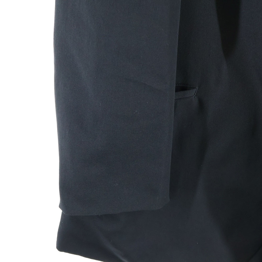 Yohji Yamamoto POUR HOMME(ヨウジヤマモト プールオム) ウールギャバジン フラップポケットリバーシブル テーラードジャケット ブラック HR-J22-100