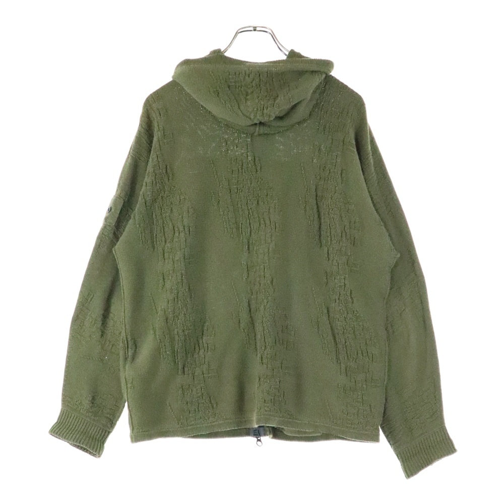 STONE ISLAND(ストーンアイランド) 袖ロゴワッペン付 ニット ジップ