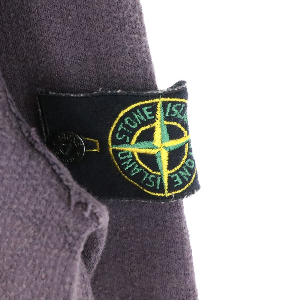 STONE ISLAND(ストーンアイランド) 袖ロゴワッペン付き ハイネック ハーフジップ スウェット トレーナー パープル 37156M57 13