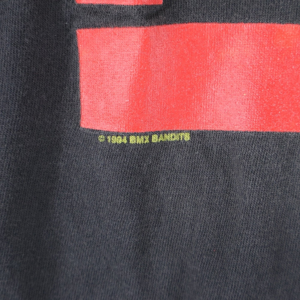 VINTAGE(ヴィンテージ) 90s BMX BANDITS L/S TEE バンドT 長袖 クルーネック ロンT ブラック