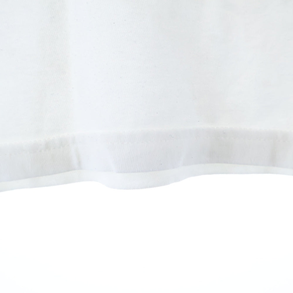 STUSSY(ステューシー) ロゴプリント 半袖 クルーネック Tシャツ ホワイト