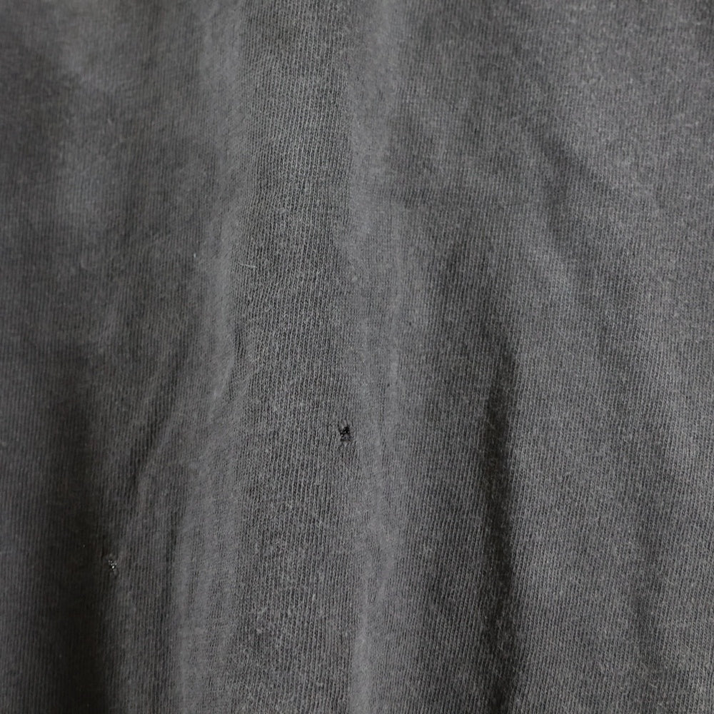 SAINT MICHAEL(セントマイケル) 24AW 半袖 クルーネック Tシャツ グラフィック プリント ヴィンテージ加工 ブラック SM-YS1-0000-001