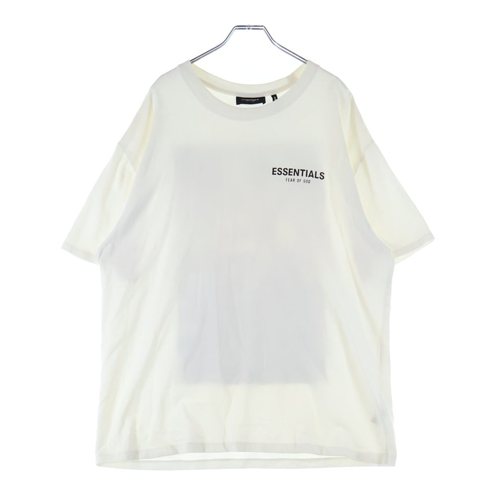 ESSENTIALS FEAR OF GOD(エッセンシャル フィアオブゴッド) ロゴプリント バックプリント クルーネック 半袖Tシャツ ホワイト