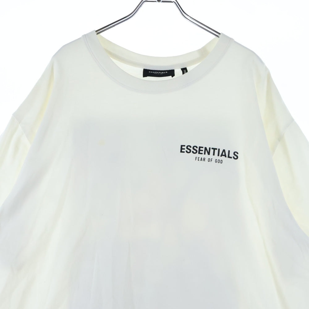 ESSENTIALS FEAR OF GOD(エッセンシャル フィアオブゴッド) ロゴプリント バックプリント クルーネック 半袖Tシャツ ホワイト