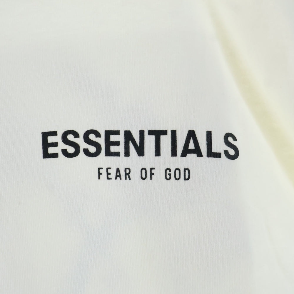 ESSENTIALS FEAR OF GOD(エッセンシャル フィアオブゴッド) ロゴプリント バックプリント クルーネック 半袖Tシャツ ホワイト