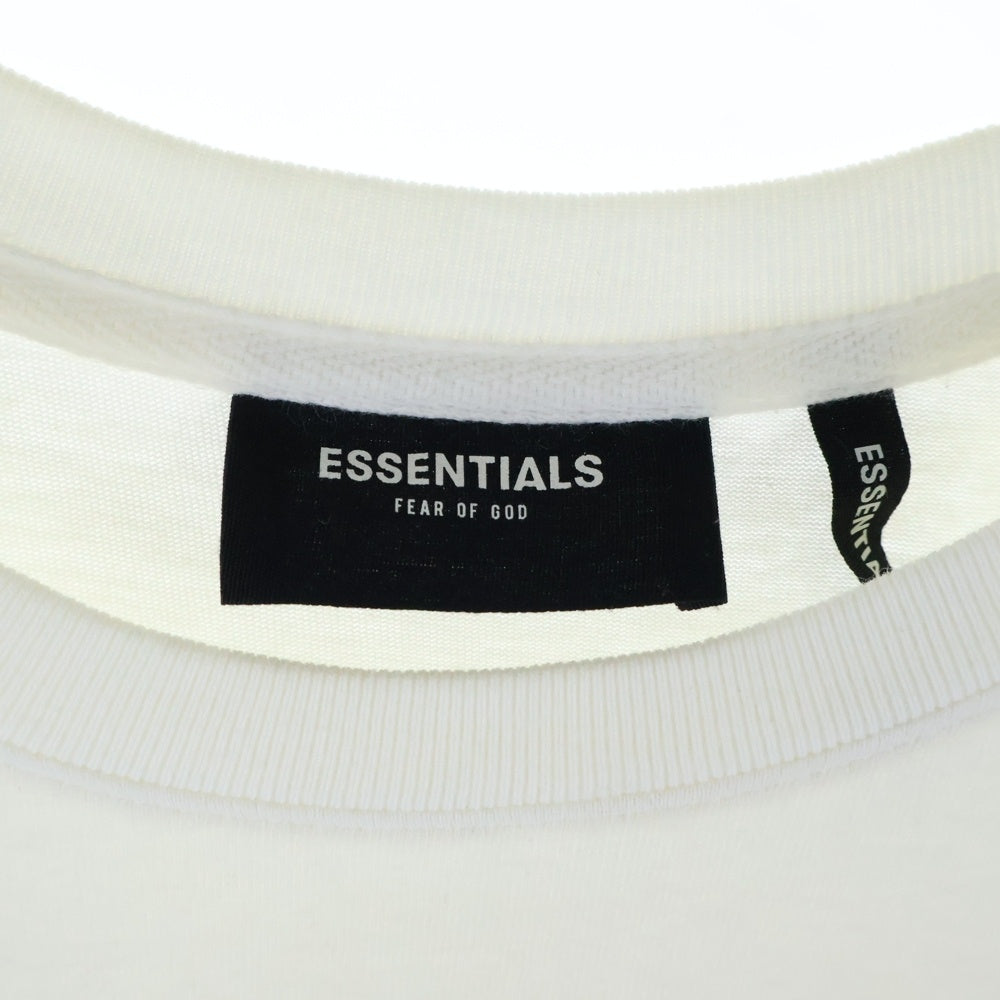 ESSENTIALS FEAR OF GOD(エッセンシャル フィアオブゴッド) ロゴプリント バックプリント クルーネック 半袖Tシャツ ホワイト