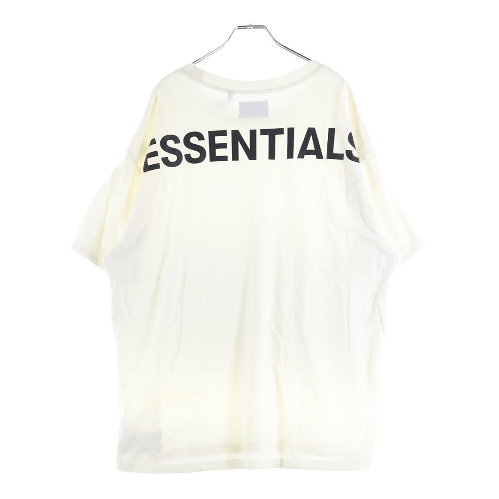 ESSENTIALS FEAR OF GOD(エッセンシャル フィアオブゴッド) バックロゴプリント クルーネック 半袖Tシャツ ホワイト