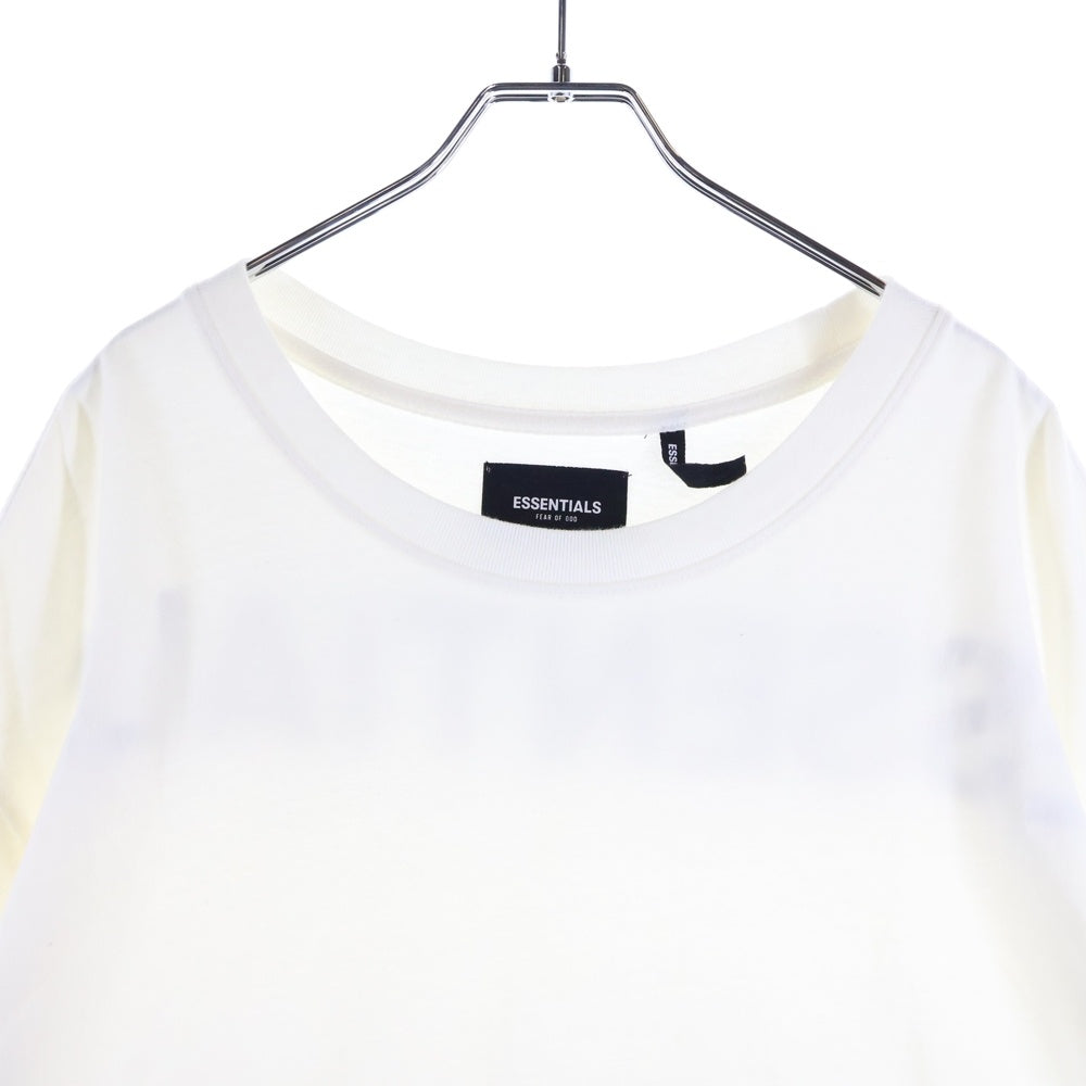 ESSENTIALS FEAR OF GOD(エッセンシャル フィアオブゴッド) バックロゴプリント クルーネック 半袖Tシャツ ホワイト