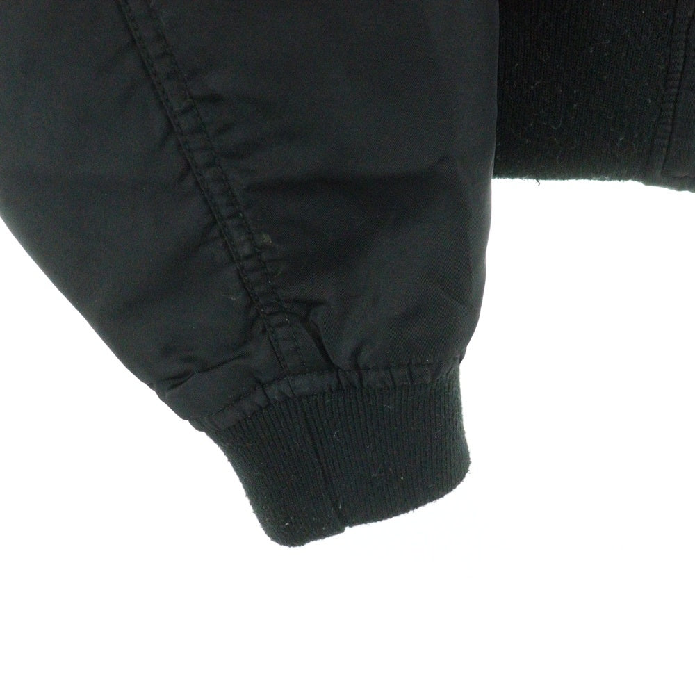 ESSENTIALS FEAR OF GOD(エッセンシャル フィアオブゴッド) バックロゴプリント ボンバージャケット MA-1 フライトジャケット アウター ブラック