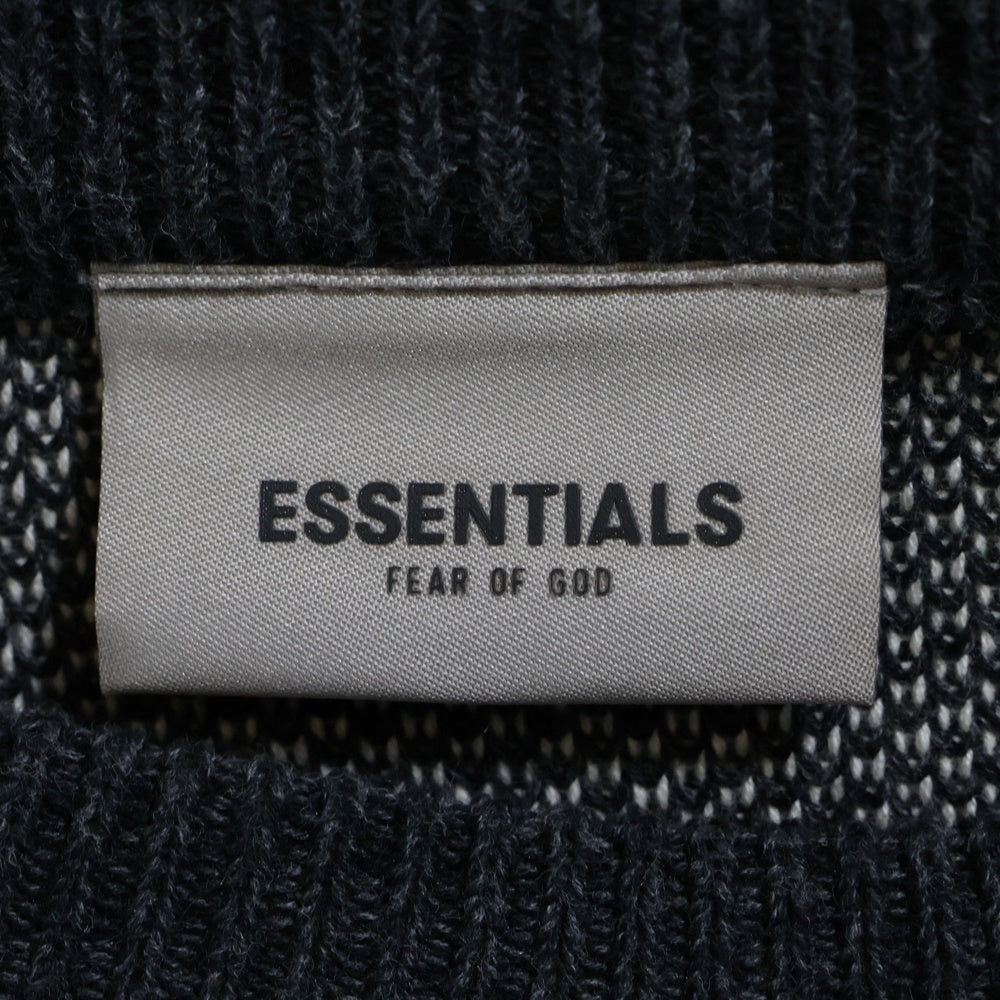 ESSENTIALS FEAR OF GOD(エッセンシャル フィアオブゴッド) ロゴ クルーネック セーター ニット グレー
