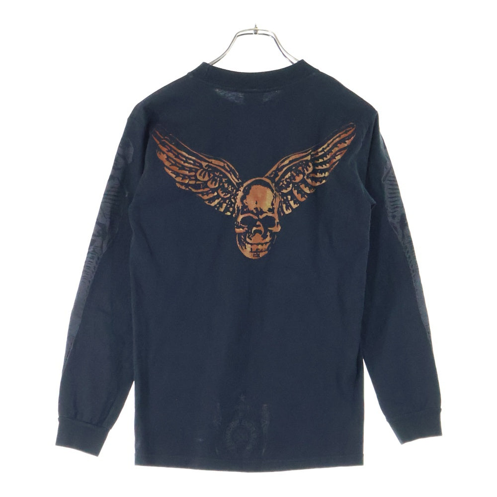 CHROME HEARTS(クロムハーツ) OLD FOTI L/S Tee オールドモデル フォティ マハリア フロント フォトプリント Tシャツ 長袖カットソー ブラック