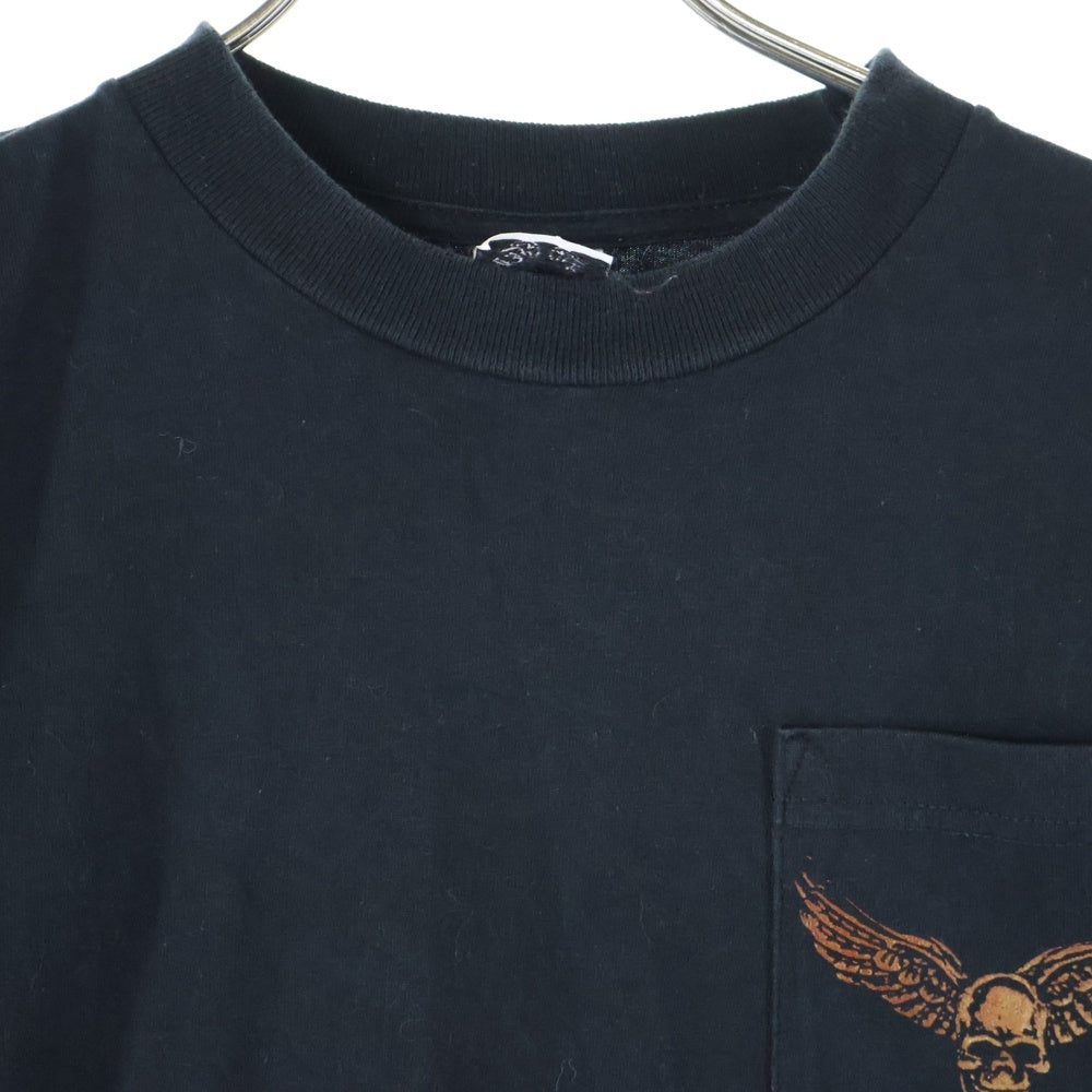 CHROME HEARTS(クロムハーツ) OLD FOTI L/S Tee オールドモデル フォティ マハリア フロント フォトプリント Tシャツ 長袖カットソー ブラック