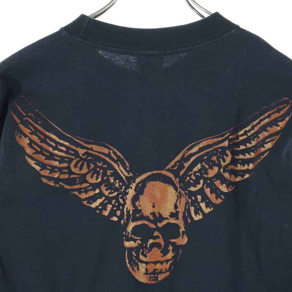 CHROME HEARTS(クロムハーツ) OLD FOTI L/S Tee オールドモデル フォティ マハリア フロント フォトプリント Tシャツ 長袖カットソー ブラック