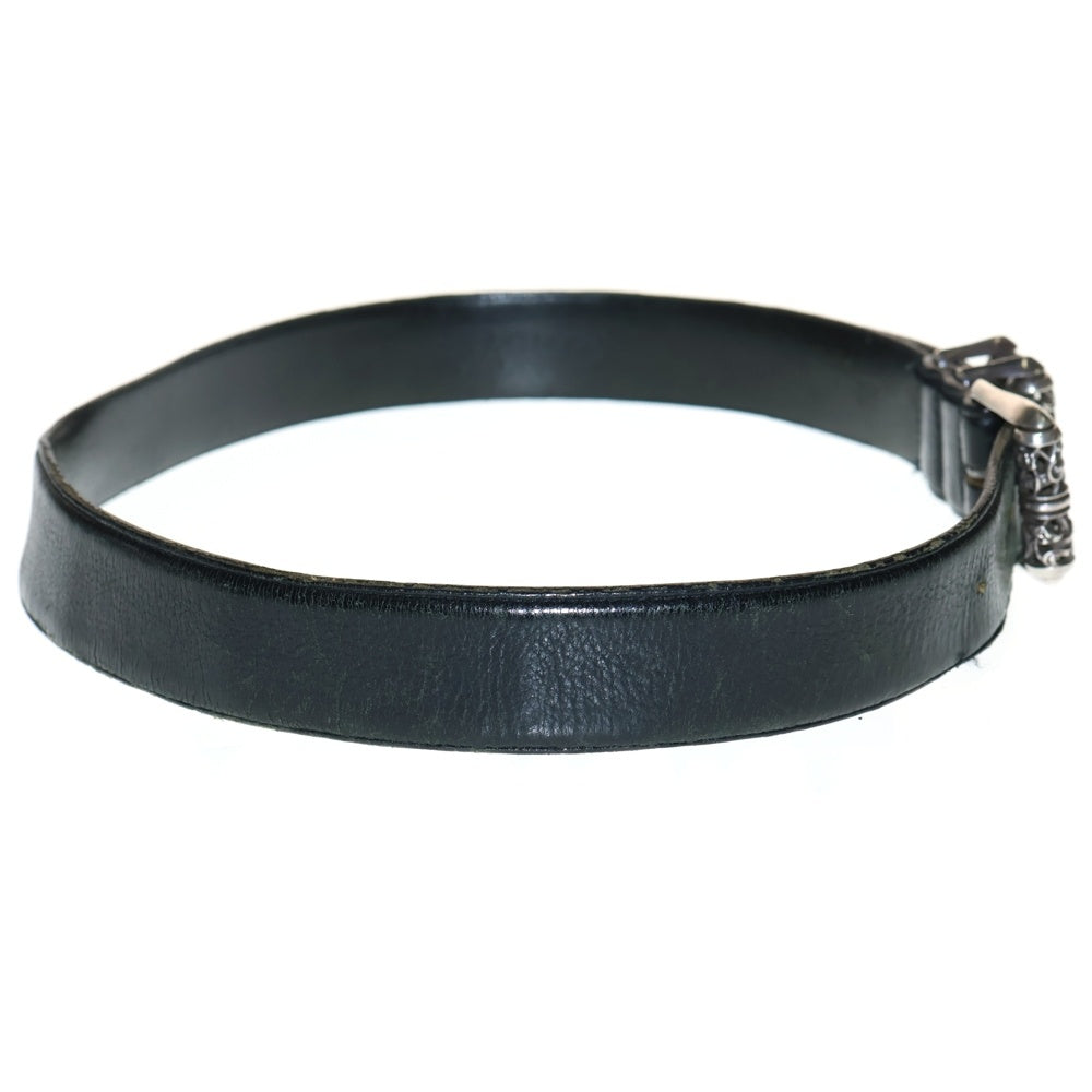CHROME HEARTS(クロムハーツ) レザーベルト BLT CLT ROLLER 3PC/3PCケルティックローラー ブラック