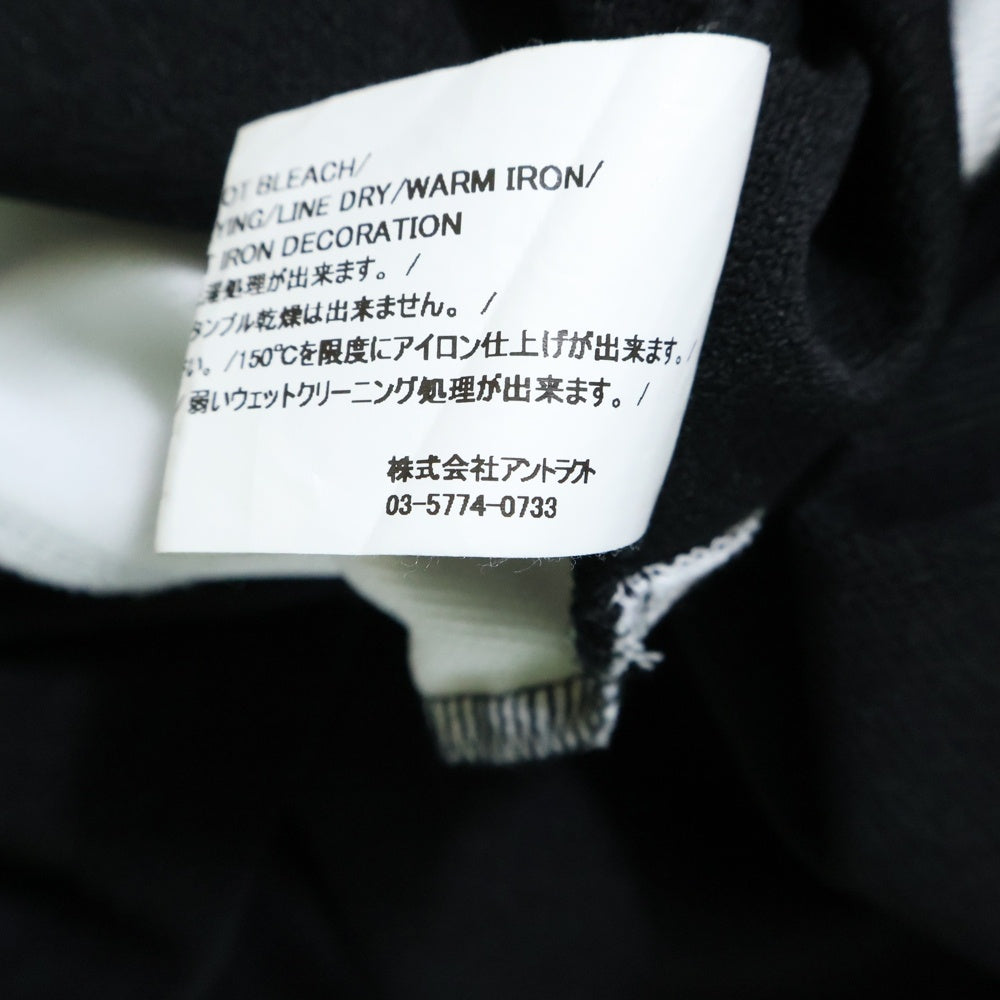 READY MADE(レディメイド) GAME SHIRT SMILE スマイル刺繍 長袖ゲームシャツ ブラック RE-P0-BK-00-00-249