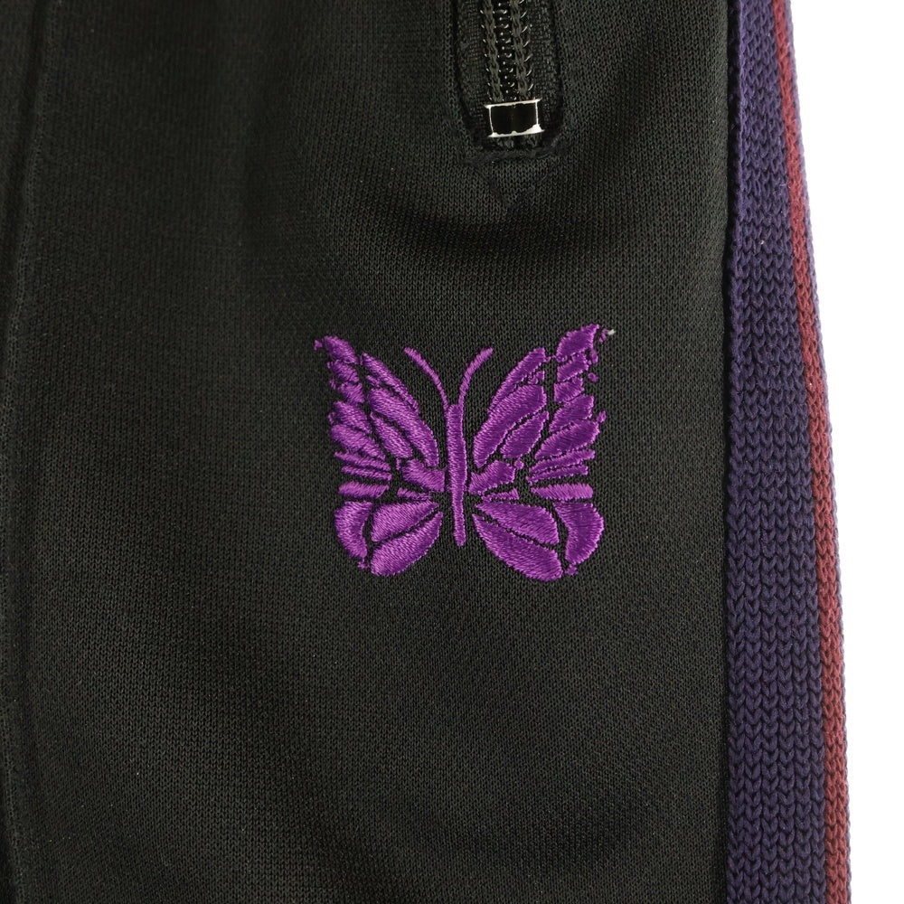 Needles(ニードルス) NARROW TRACK PANT ナロー サイドライン トラックパンツ ジョガーパンツ ブラック