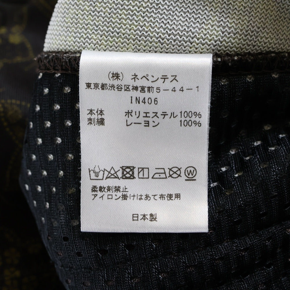 Needles(ニードルス) Track Pant Bright Jersey 総柄 ジャージパンツ トラックパンツ ブラウン IN406