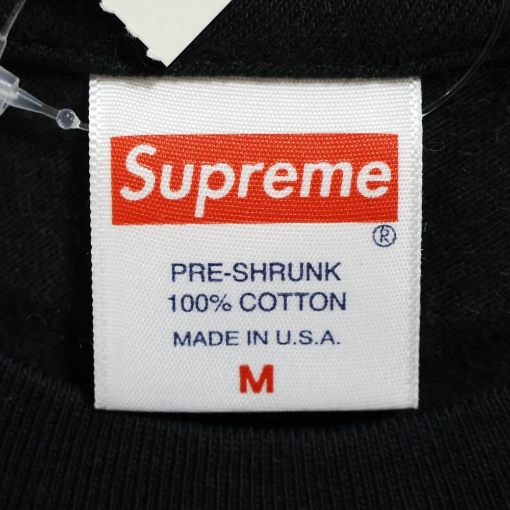 SUPREME(シュプリーム) ×ANTI HERO Balcony S/S Tee フロントプリント クルーネック 半袖Tシャツ ブラック