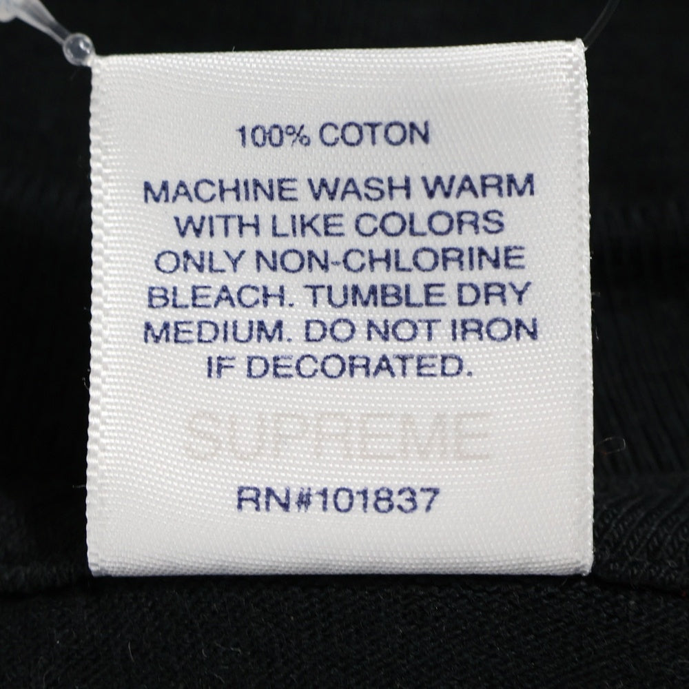 SUPREME(シュプリーム) ×ANTI HERO Balcony S/S Tee フロントプリント クルーネック 半袖Tシャツ ブラック