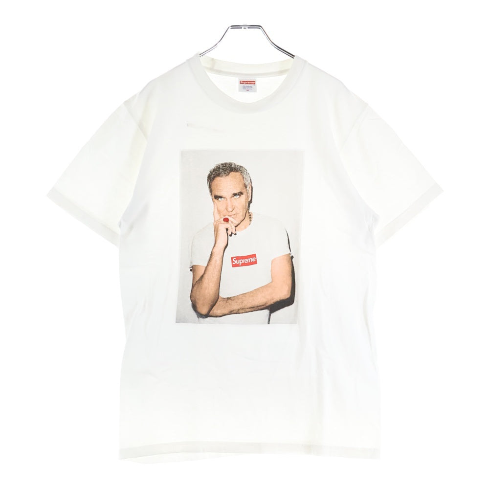 SUPREME(シュプリーム) 16SS Morrissey モリッシー フロントプリント クルーネック 半袖Tシャツ ホワイト