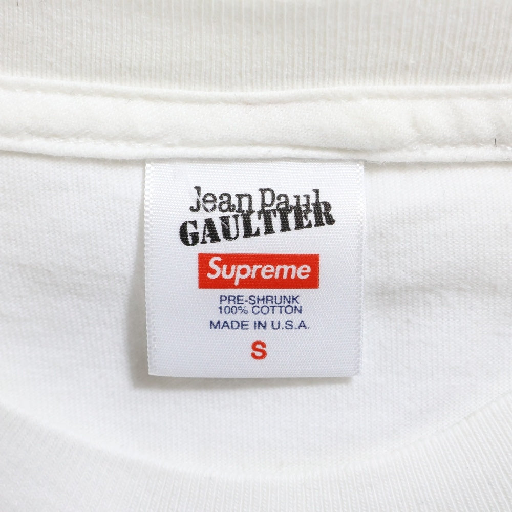 SUPREME(シュプリーム) 19SS Jean Paul Gaultier Tee ジャンポールゴルチェ 半袖 カットソー Tシャツ ホワイト