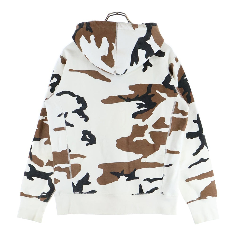 SUPREME(シュプリーム) 16AW Box Logo Hooded Sweatshirt カモ柄 ボックスロゴ スウェット プルオーバーパーカー ホワイト