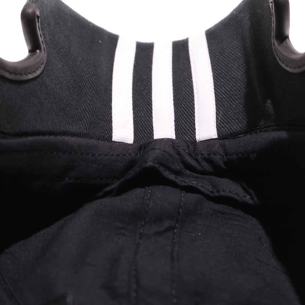 BALENCIAGA(バレンシアガ) ×ADIDAS ロゴストライプ ベースボールキャップ ブラック 712160 410B2