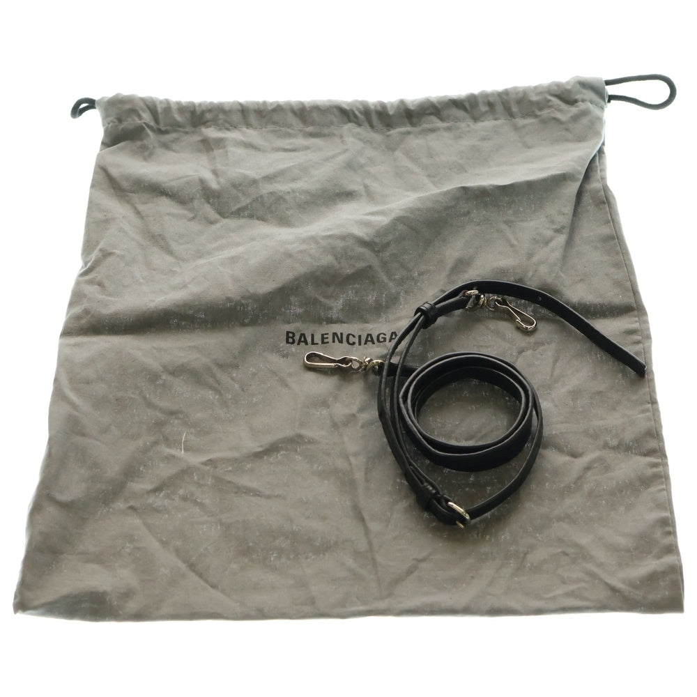 BALENCIAGA(バレンシアガ) ラージ ショッピングバッグ 2WAY ハンドバッグ ショルダーバッグ ブラック レザー 693805