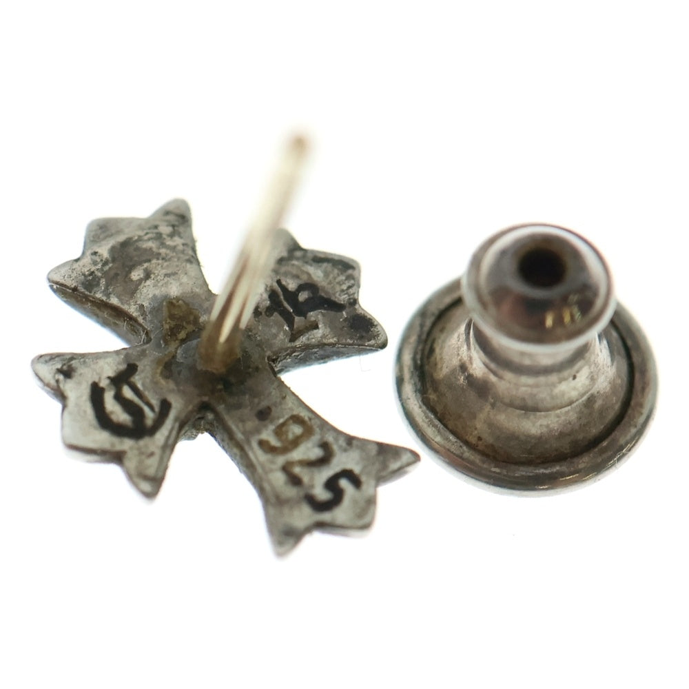 CHROME HEARTS(クロムハーツ) No2 CH CRS RUB CHクロススタッド 1ルビー 1ルビー シルバーピアス