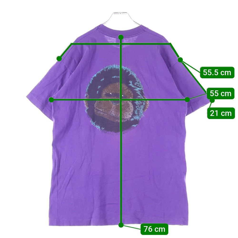 VINTAGE(ヴィンテージ) 00s DINOSAUR Jr COW & GORILLA PURPLE TEE ダイナソージュニア 両面プリント半袖Tシャツ カットソー パープル