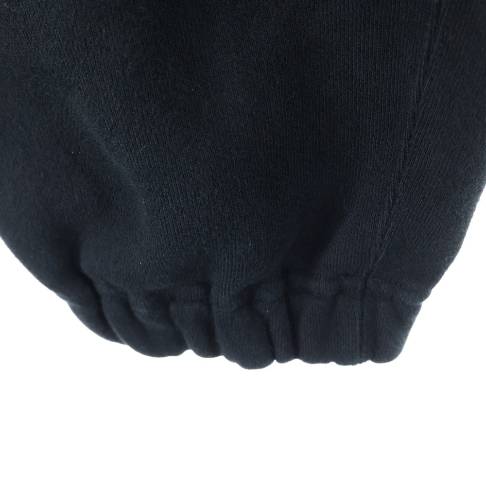 Emotionally Unavailable(エモーショナリー アンアヴェイラブル) Logo Sweat Pants ハートロゴ刺繍 スウェットパンツ ブラック EU-YS1-0000-056