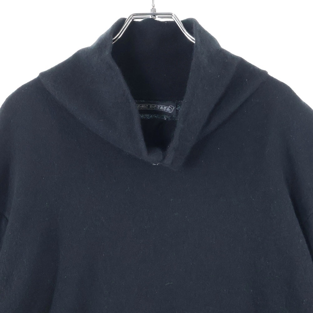 CHROME HEARTS(クロムハーツ) クロスボールボタン タイニーCHクロスクロスパッチ カシミヤハイネックニットセーター ブラック