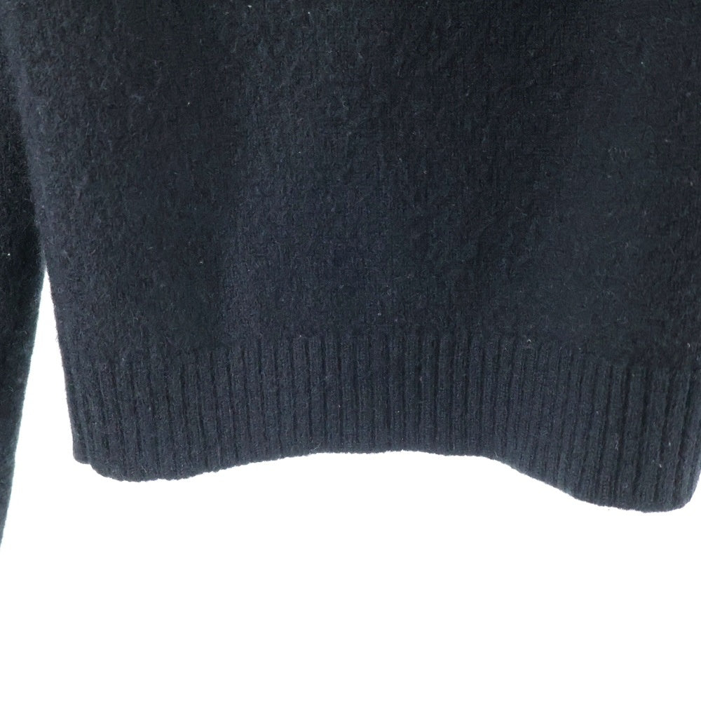 CHROME HEARTS(クロムハーツ) クロスボールボタン タイニーCHクロスクロスパッチ カシミヤハイネックニットセーター ブラック