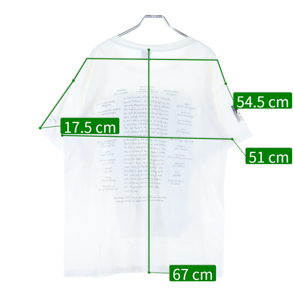 VINTAGE(ヴィンテージ) 80s ブルース ウェーバー JANSPORT ボディ Broken Noses 1987 Andy Minsker 半袖 クルーネック Tシャツ ホワイト