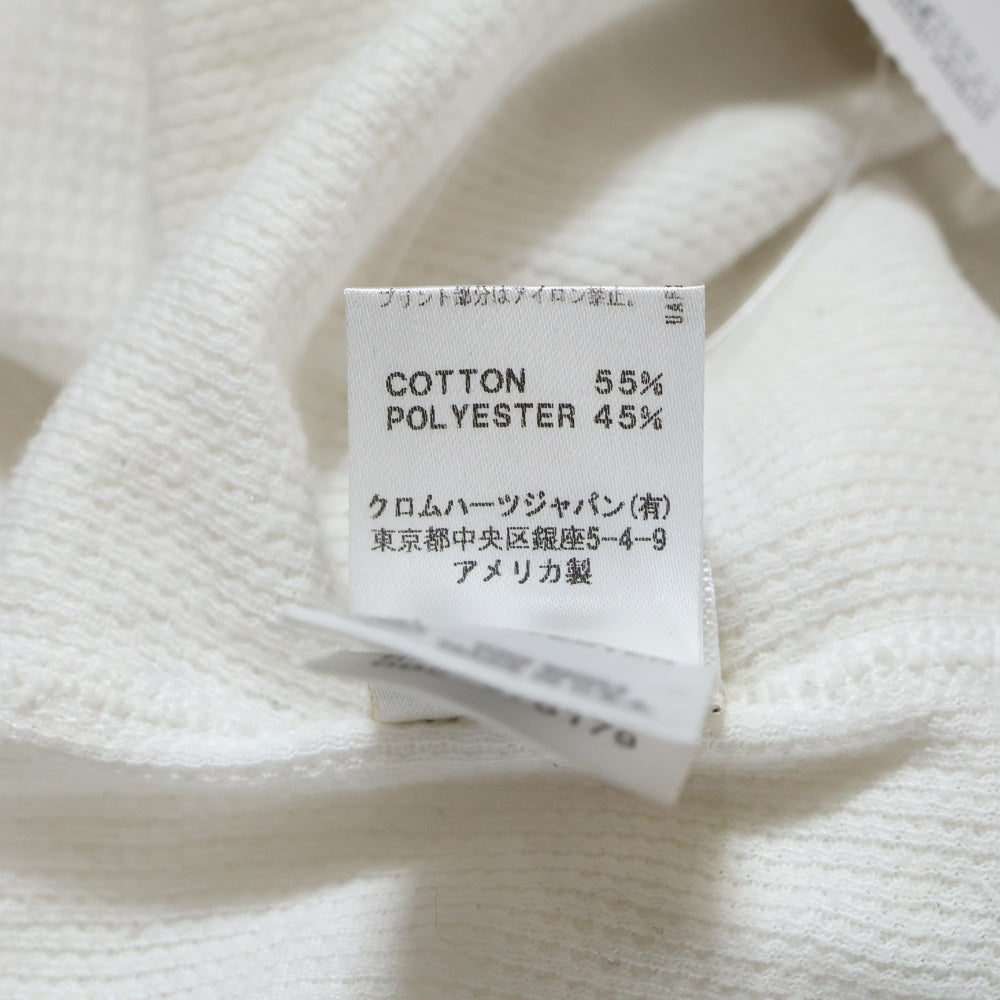 CHROME HEARTS(クロムハーツ) CH PLS THERMAL L/S TEE CHプラスプリント サーマル長袖Tシャツ ロングスリーブカットソー ホワイト