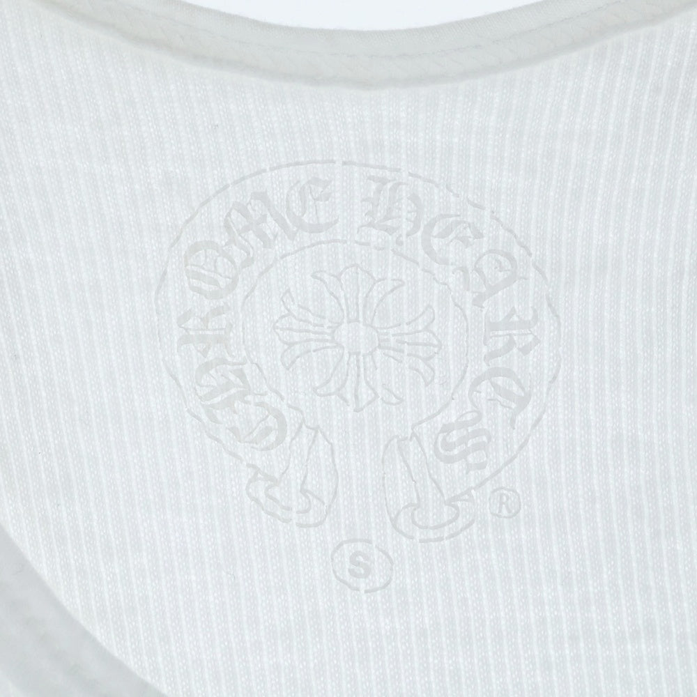 CHROME HEARTS(クロムハーツ) Made In Hollywood Logo メイドインハリウッド ホースシューロゴ バックプリント タンクトップ ホワイト