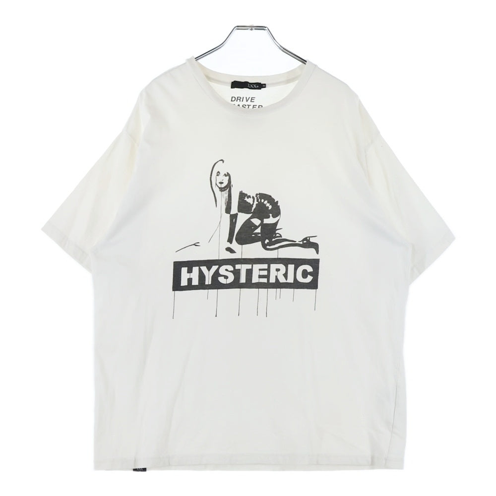 HYSTERIC GLAMOUR(ヒステリックグラマー) ×SIENA BARNES シエナバーンズ クルーネックTシャツ 半袖カットソー ホワイト 06223CT03